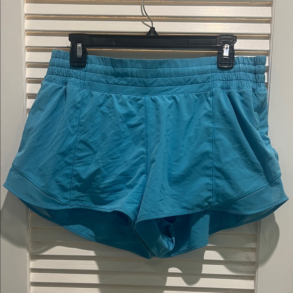 Women's Blue lululemon shorts size 12